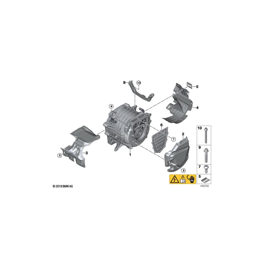 Genuine BMW 12378601200 Sound Insulation, Lower (Inc. i3 94Ah Rex, i3s 94Ah Rex & i3 120Ah Rex)