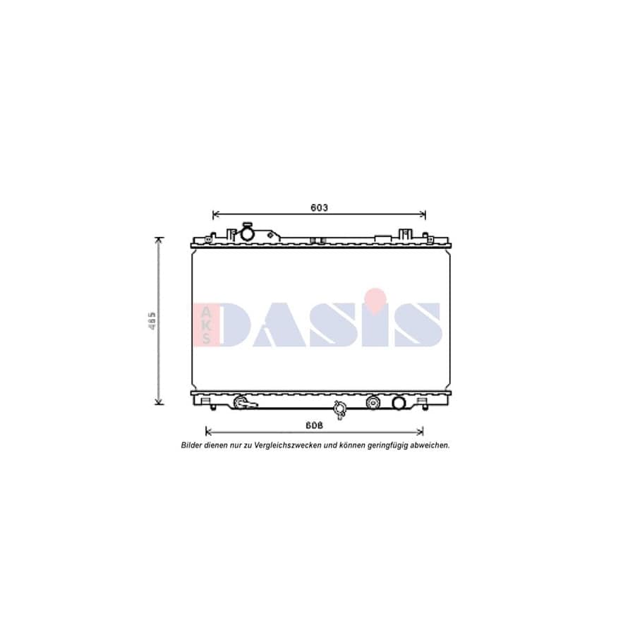 AKS Dasis 210253N Engine Radiator for Lexus Gs III (S19)