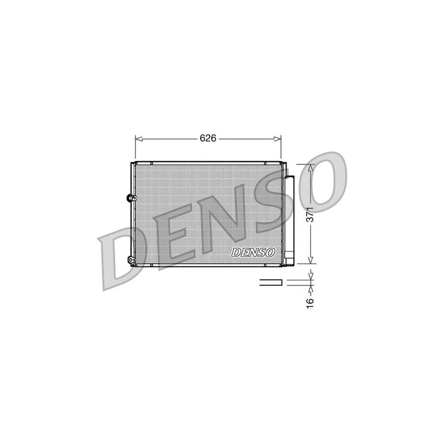 DENSO DCN50018 Air Conditioning Condenser for Toyota Prius II Liftback (Xw20)