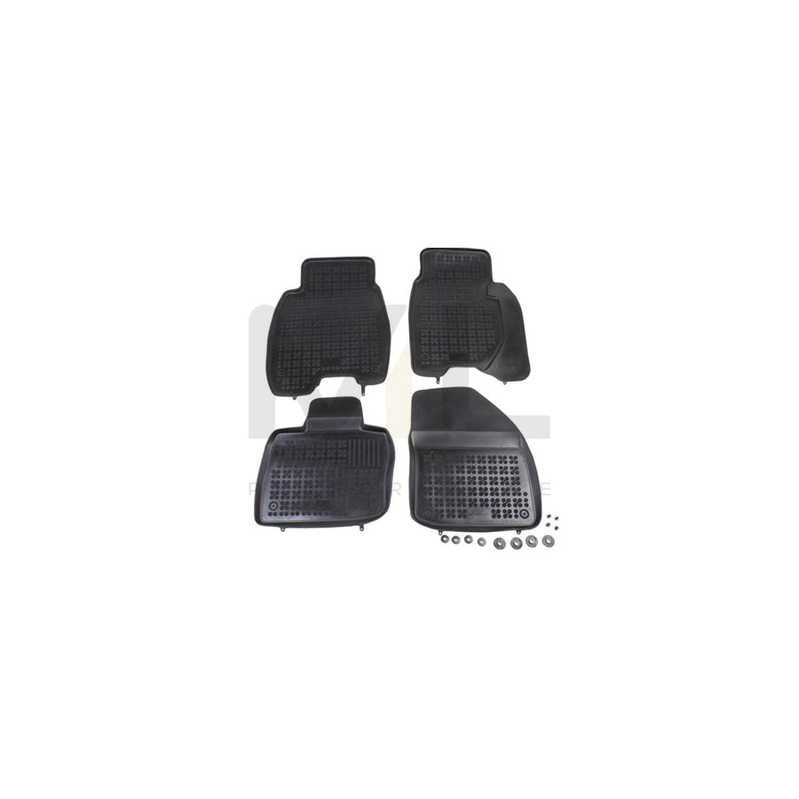 REZAW PLAST Tailored 200902 Floor mat set for HONDA Civic VIII Hatchback (FN, FK) Elastomer, Front and Rear, Quantity: 4, Black