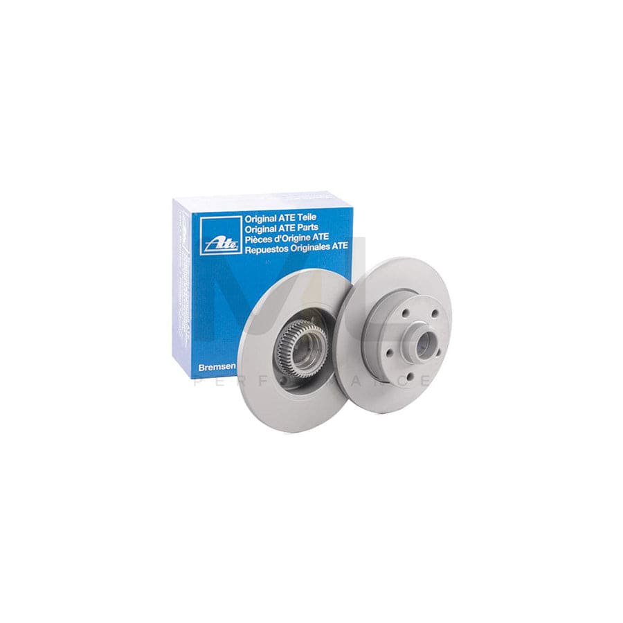 ATE 24.0110-0276.2 Brake Disc Solid, Coated, with ABS sensor ring - 1 piece