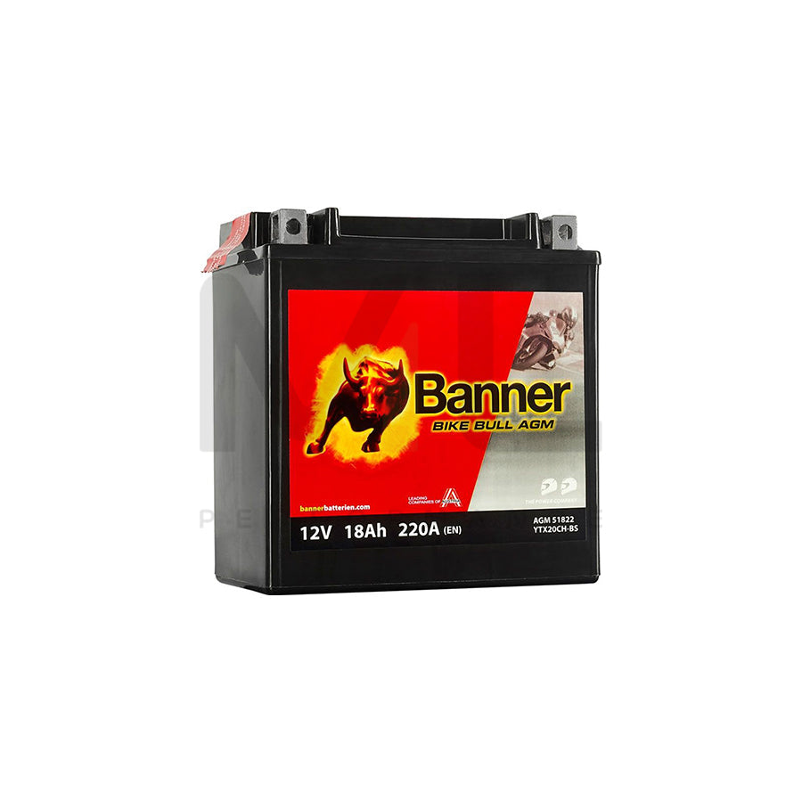Banner 51822 Bike Bull AGM Battery