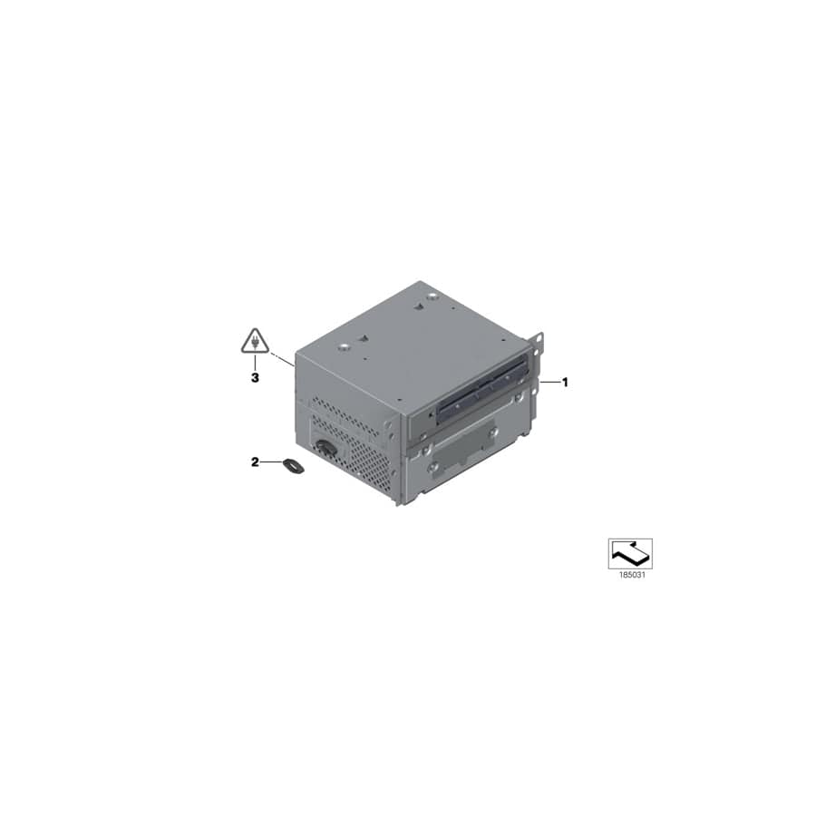 Genuine BMW 65129170513 F02 F11 F03 Car Infotainment Computer KOREA (Inc. 528i, 528iX & 730i)