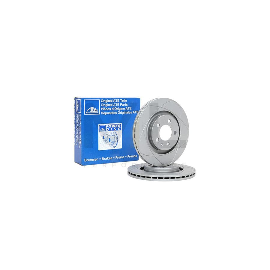 ATE PowerDisc 24.0322-0150.1 Brake Disc Vented, Coated, High-carbon, with bolts/screws - 1 piece