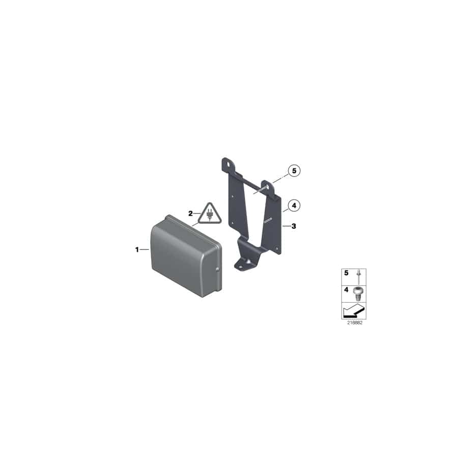 Genuine BMW 66316775361 F10 F11 Bracket F.Sensor (Inc. Hybrid 5, 518d & 528iX)