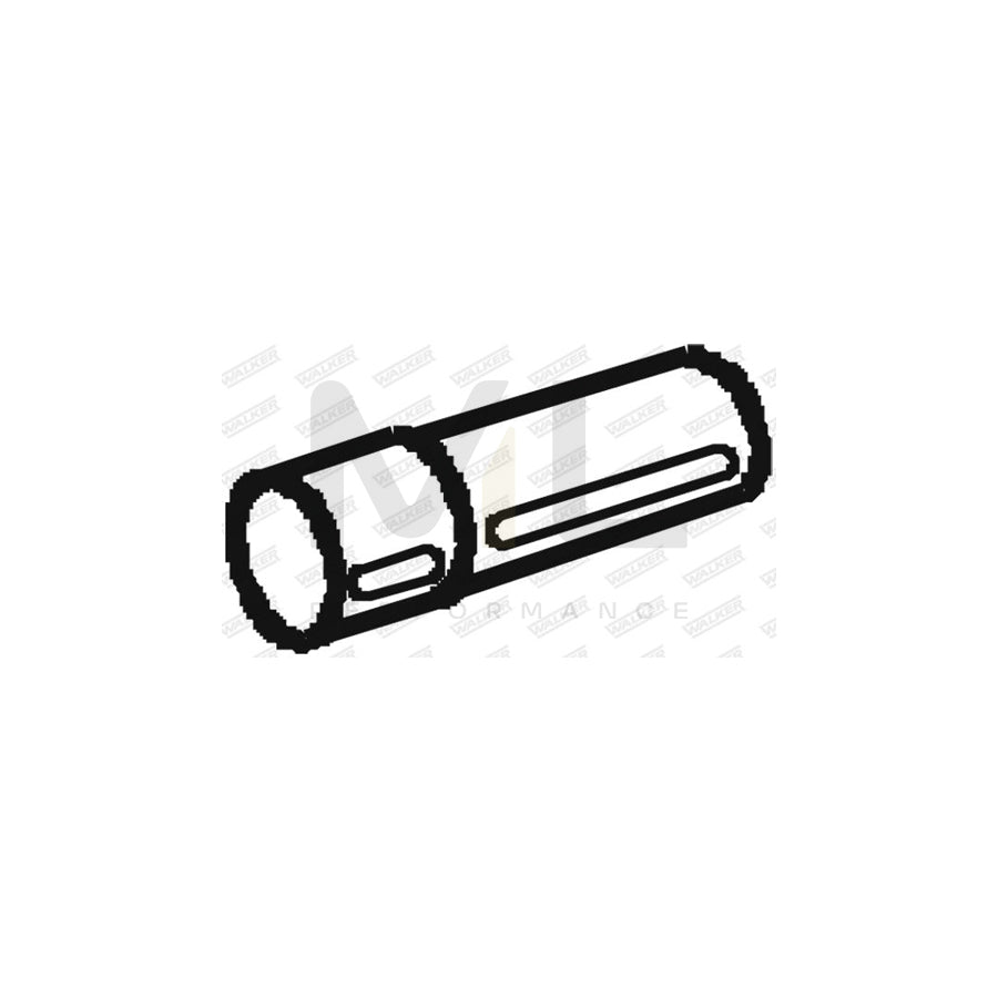 WALKER 05794 Exhaust tip 130mm, 0,220kg