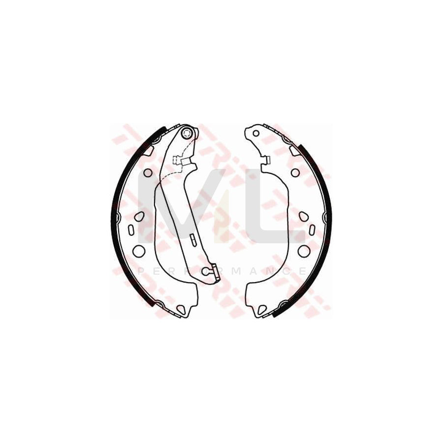 TRW GS8471 Brake Shoe Set