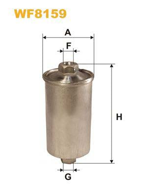 WIX Filters WF8159 Fuel Filter For Rover 800