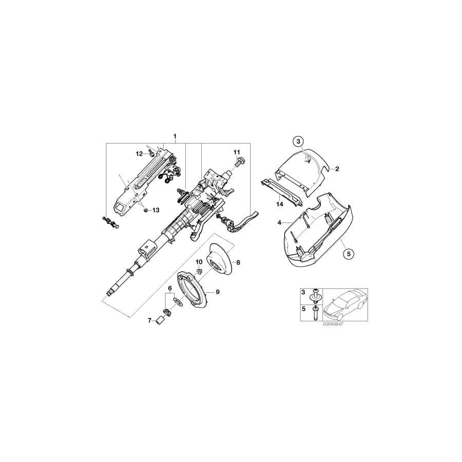 Genuine BMW 32311096868 E46 Lower Trim Panel (Inc. 318ti, 316i 1.9 & 320d)