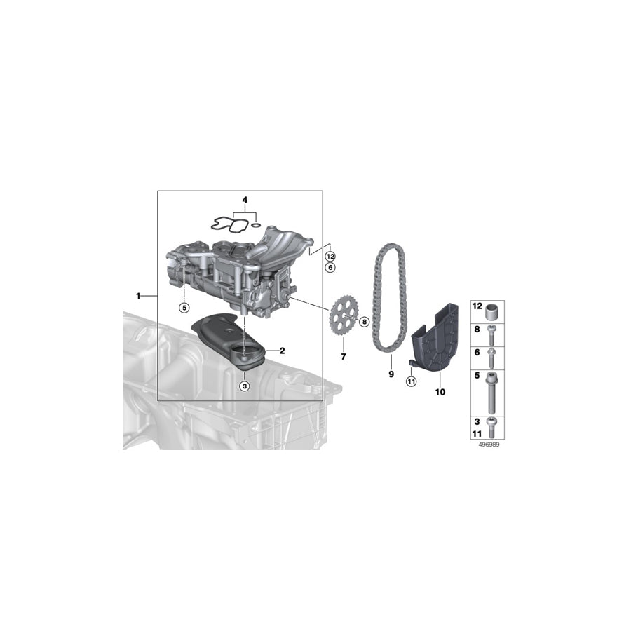 Genuine BMW 11418053439 Cover (Inc. X3 M & X4 M)