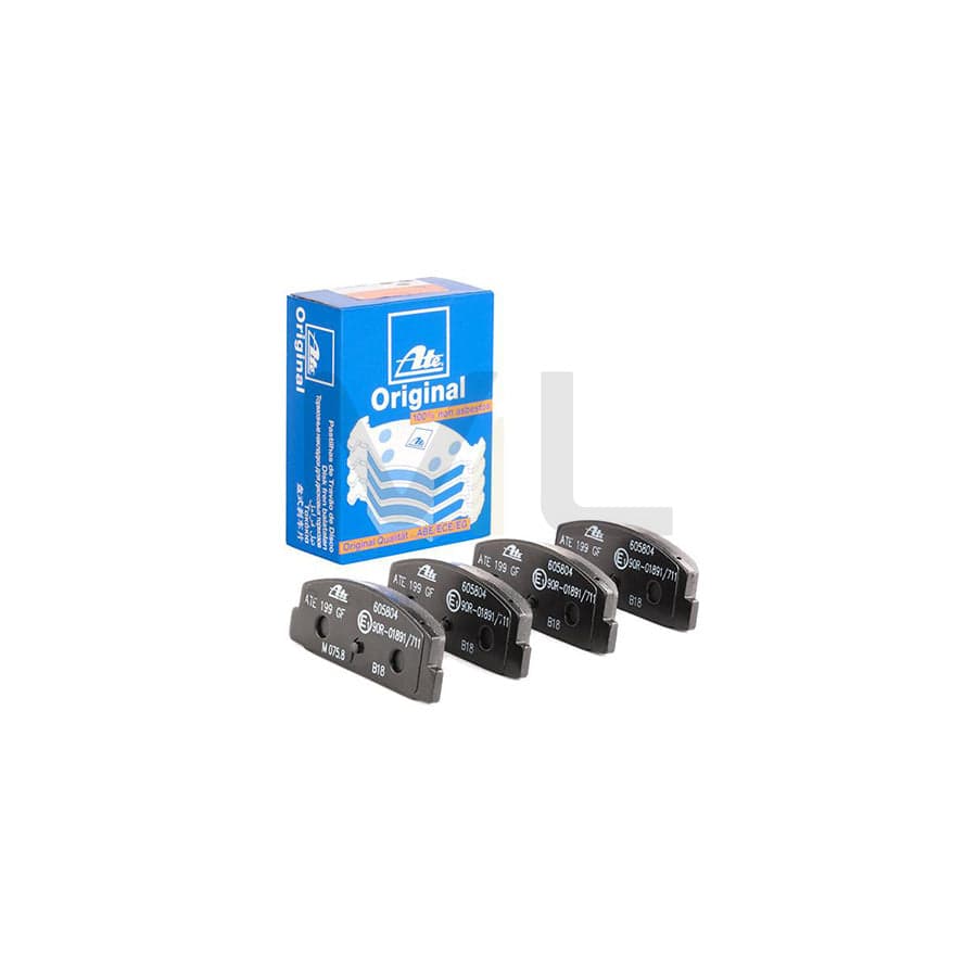 ATE 13.0460-5804.2 Brake pad set excl. wear warning contact, not prepared for wear indicator