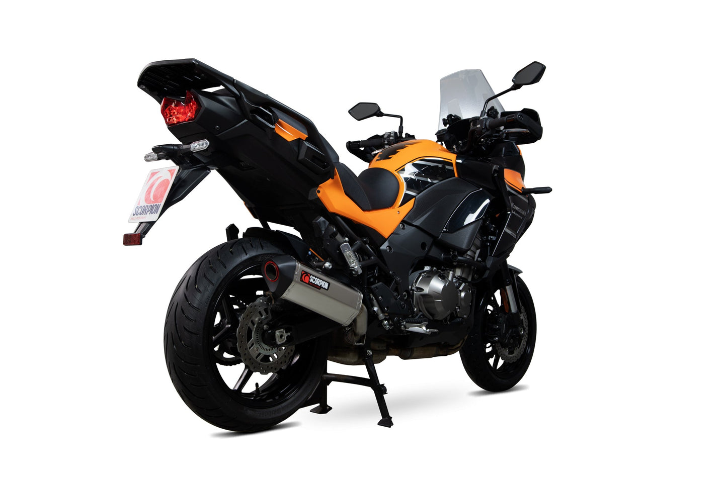 Scorpion RKA132TEO Kawasaki Serket Parallel Slip-On - Titanium Sleeve (Versys 1000 / SE / Tourer / GT) | ML Performance UK UK