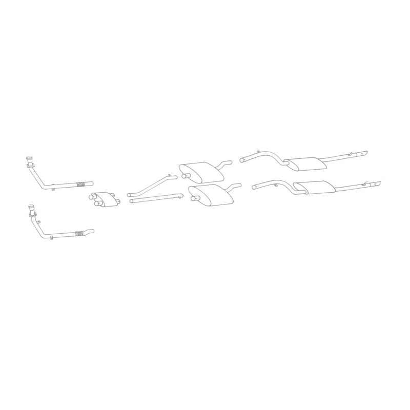 QuickSilver JR020 Jaguar Mk 10 and 420G - Stainless Steel Exhaust | ML Performance UK Car Parts