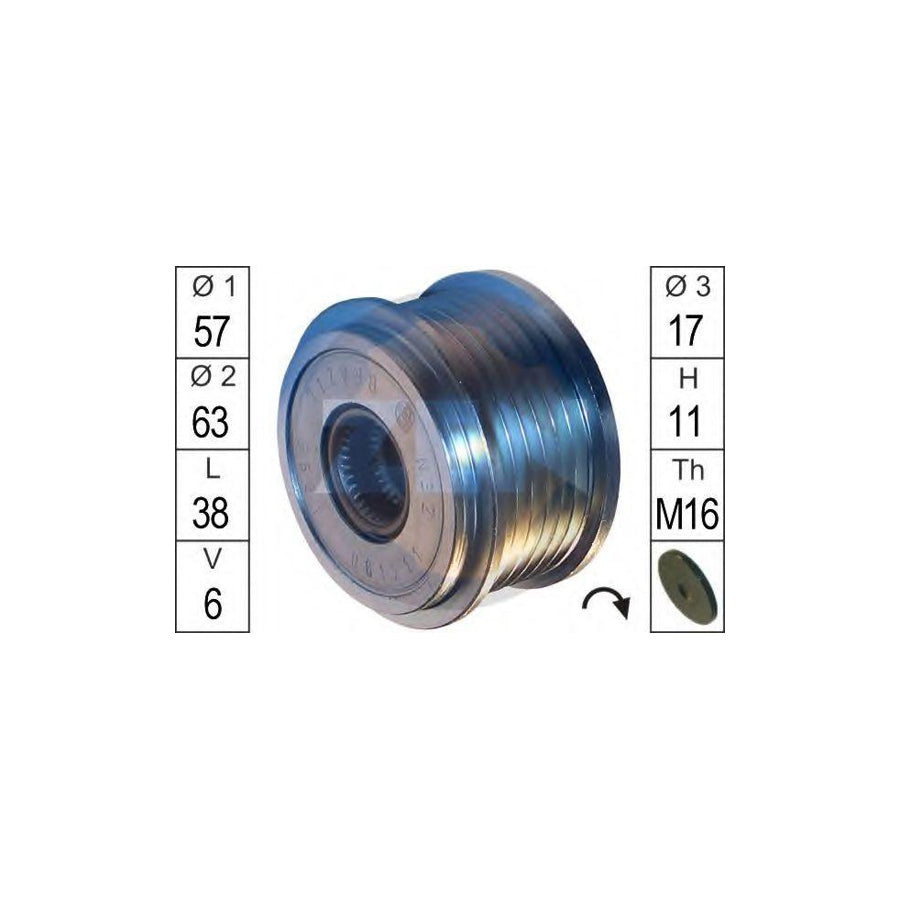Era 219112 Alternator Freewheel Clutch