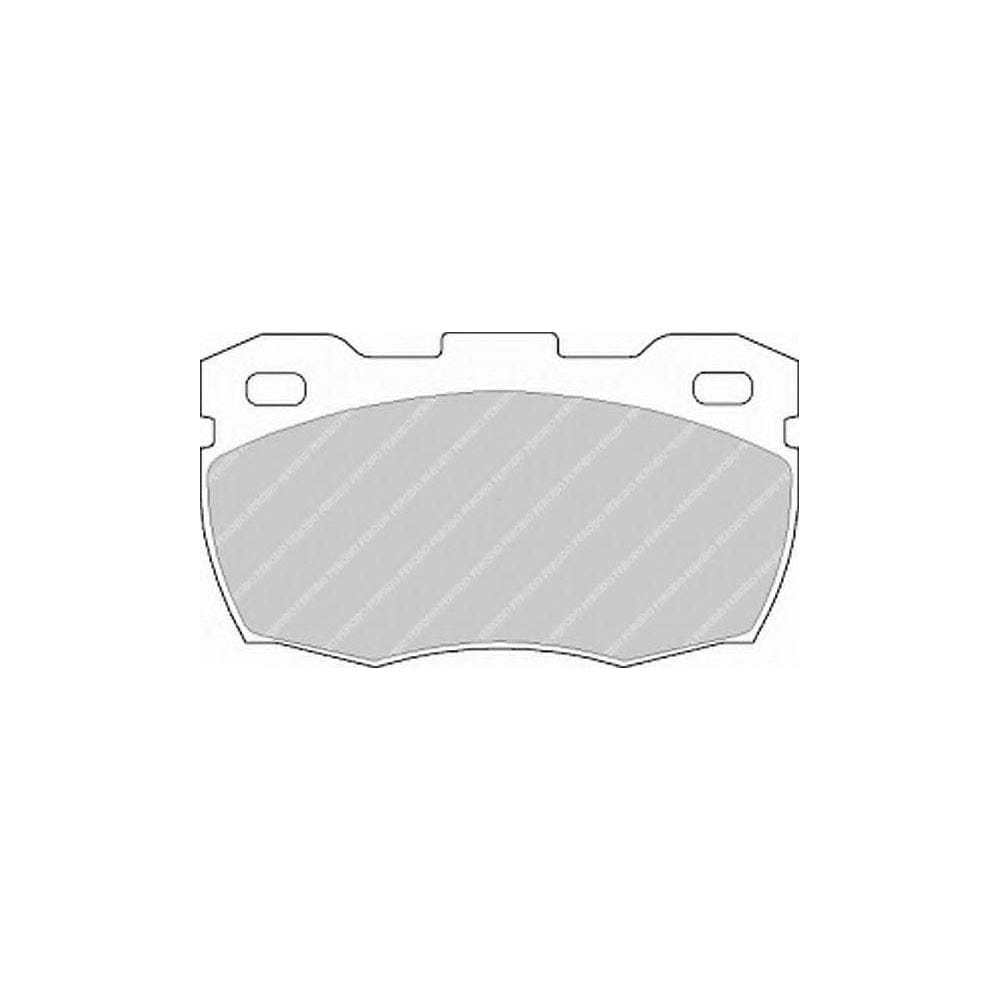 Ferodo Sl FSL871 Brake Pad Set Not Prepared for Wear Indicator