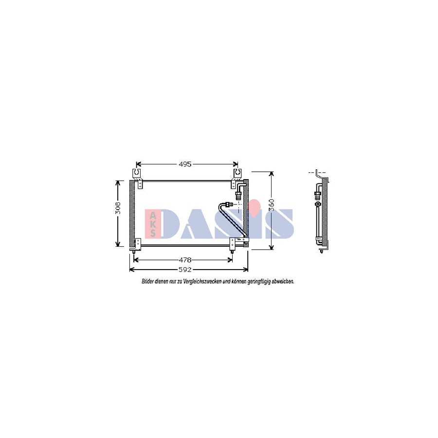 AKS Dasis 400033N Engine Radiator