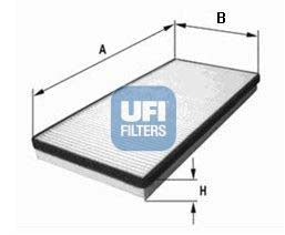 UFI 53.022.00 Pollen Filter For Citroën Xm
