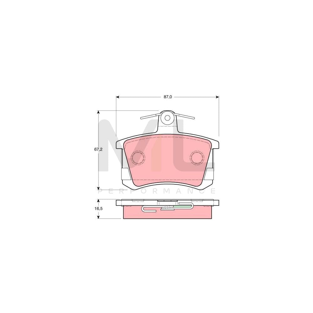 TRW Gdb1310 Brake Pad Set