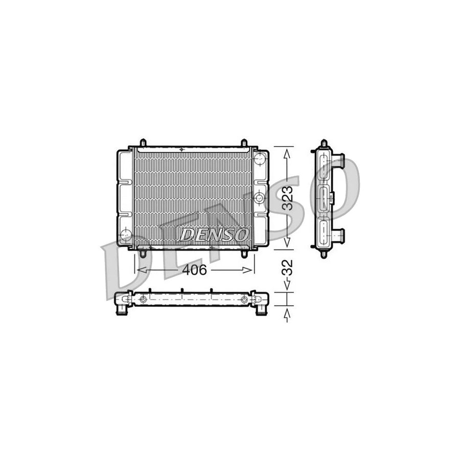 DENSO DRM03001 Engine Radiator