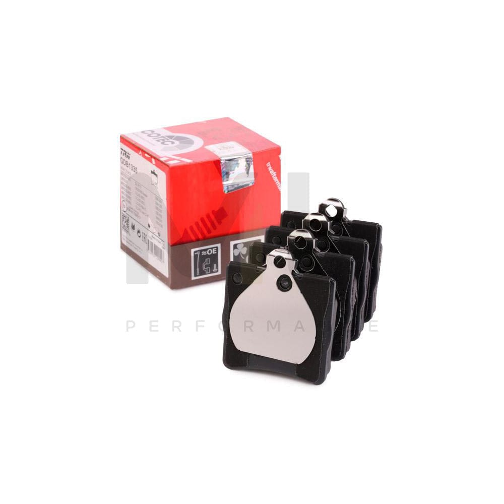 TRW Cotec Gdb1335 Brake Pad Set Not Prepared For Wear Indicator