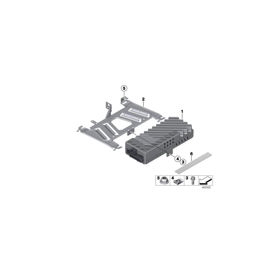 Genuine BMW 65159264556 F45 Holder Amplifier (Inc. 225xe, 218dX & 218d)