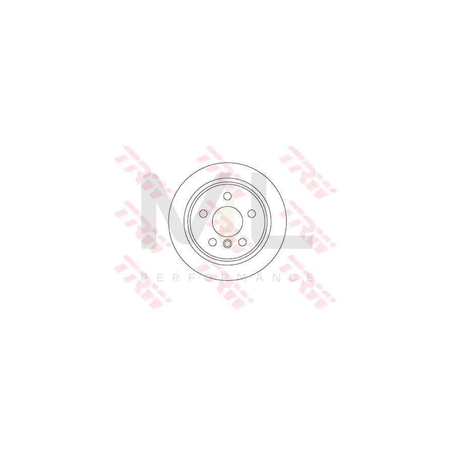 TRW DF6795 Brake Disc Solid, Painted - 1 piece