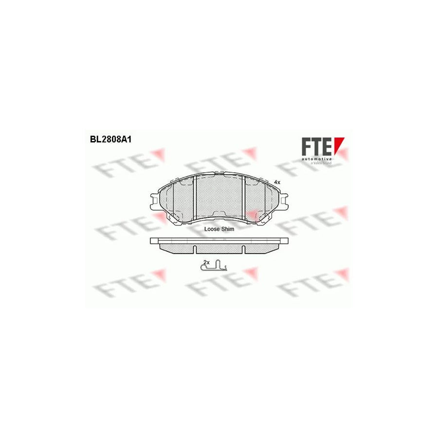 FTE Bl2808A1 Brake Pad Set