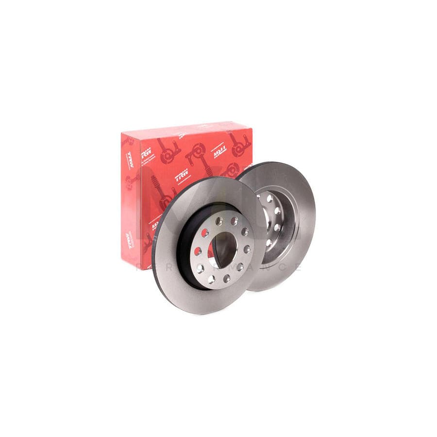 TRW DF4211 Brake Disc Solid, Painted - 1 piece