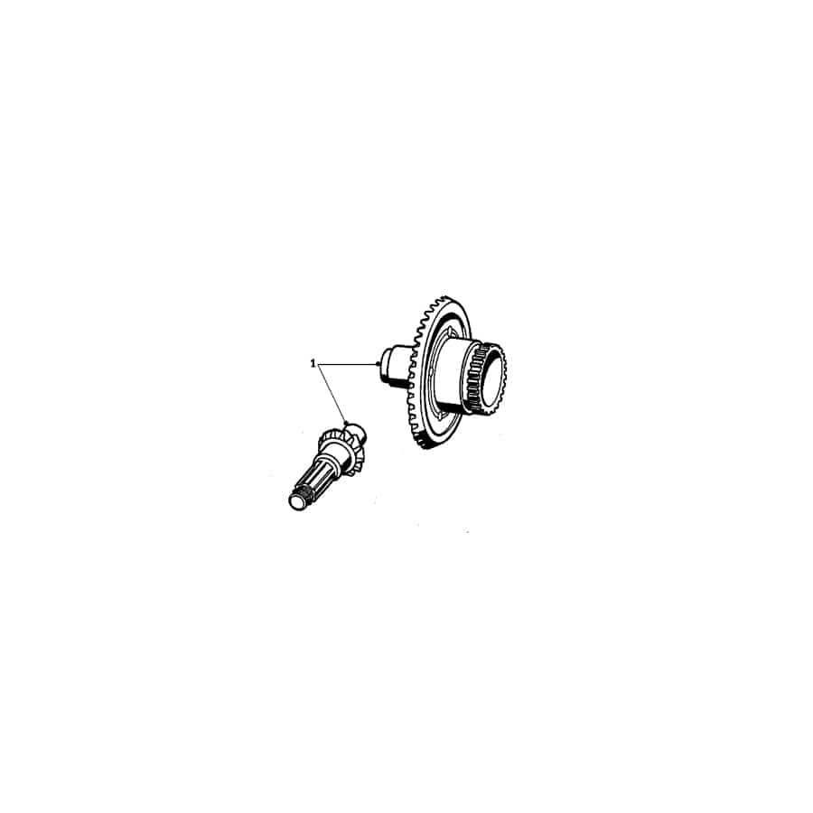 Genuine BMW 33123010172 Crowngear Set 1.047222222 (Inc. R69, R50/2 & R60)