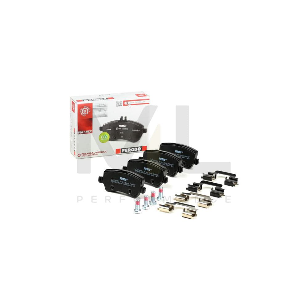 Ferodo Premier FDB4237 Brake Pad Set Not Prepared for Wear Indicator, With Accessories