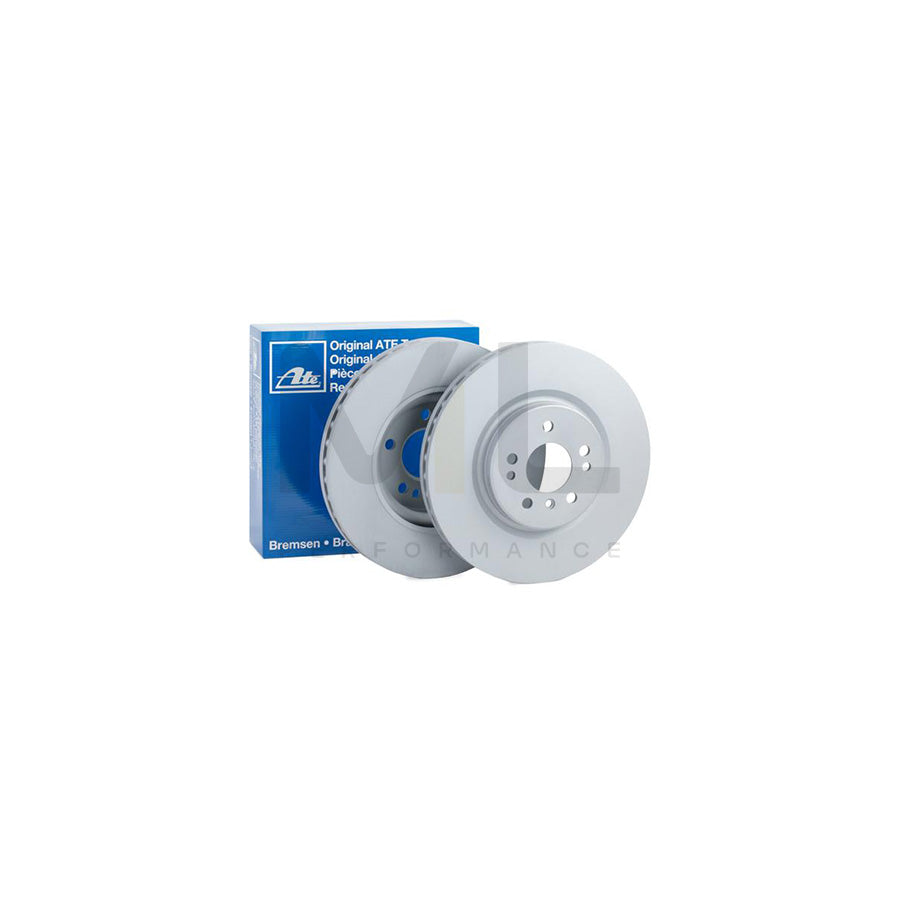 ATE 24.0132-0158.1 Brake Disc Vented, Coated, Alloyed / High-carbon, with bolts/screws - 1 piece