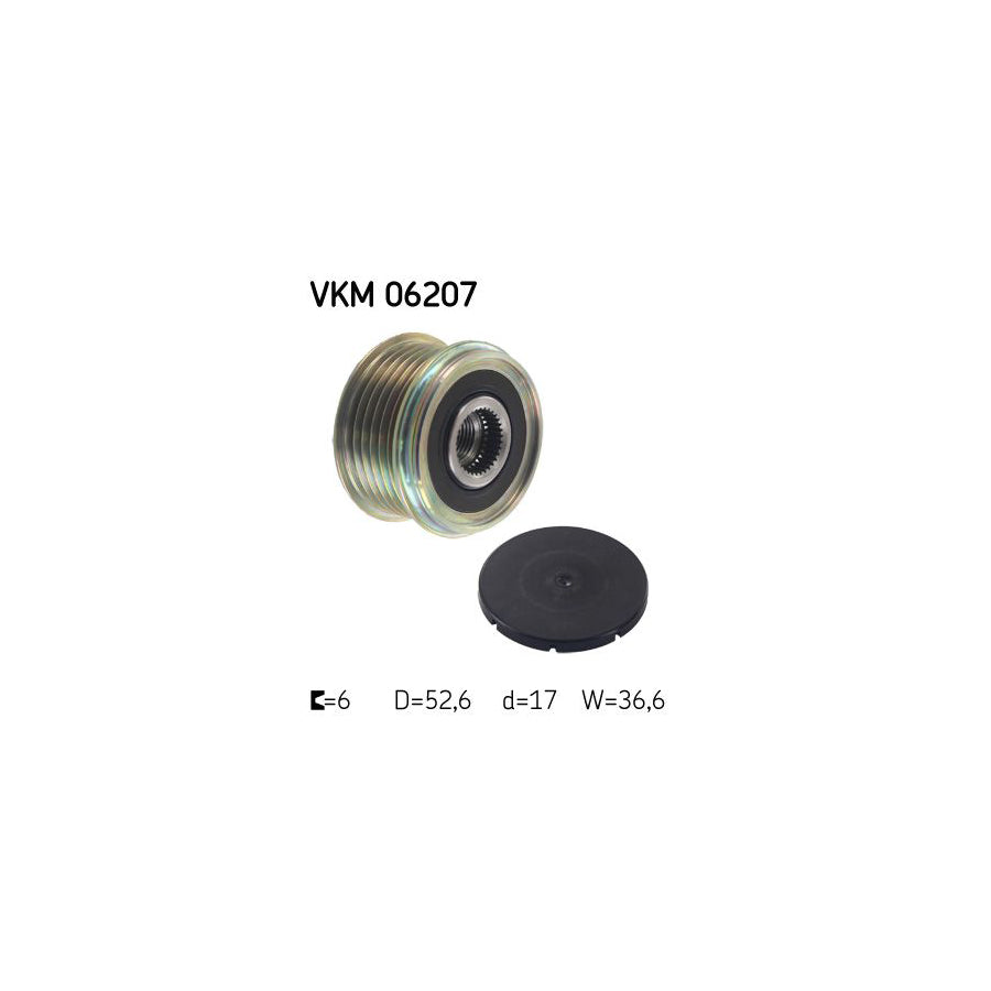 Skf Vkm 06207 Alternator Freewheel Clutch