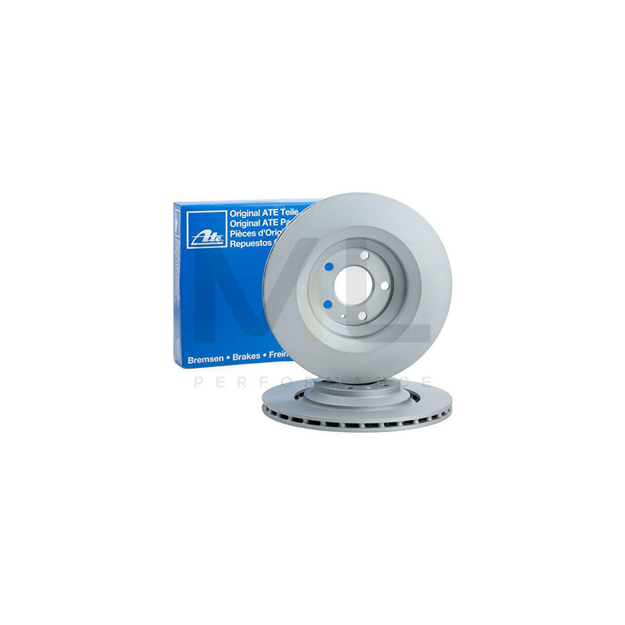 ATE 24.0122-0223.1 Brake Disc for AUDI A6 Vented, Coated, High-carbon - 1 piece