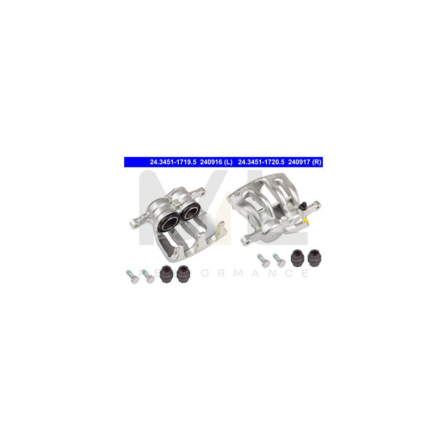 ATE 24.3451-1719.5 Brake Caliper without holder