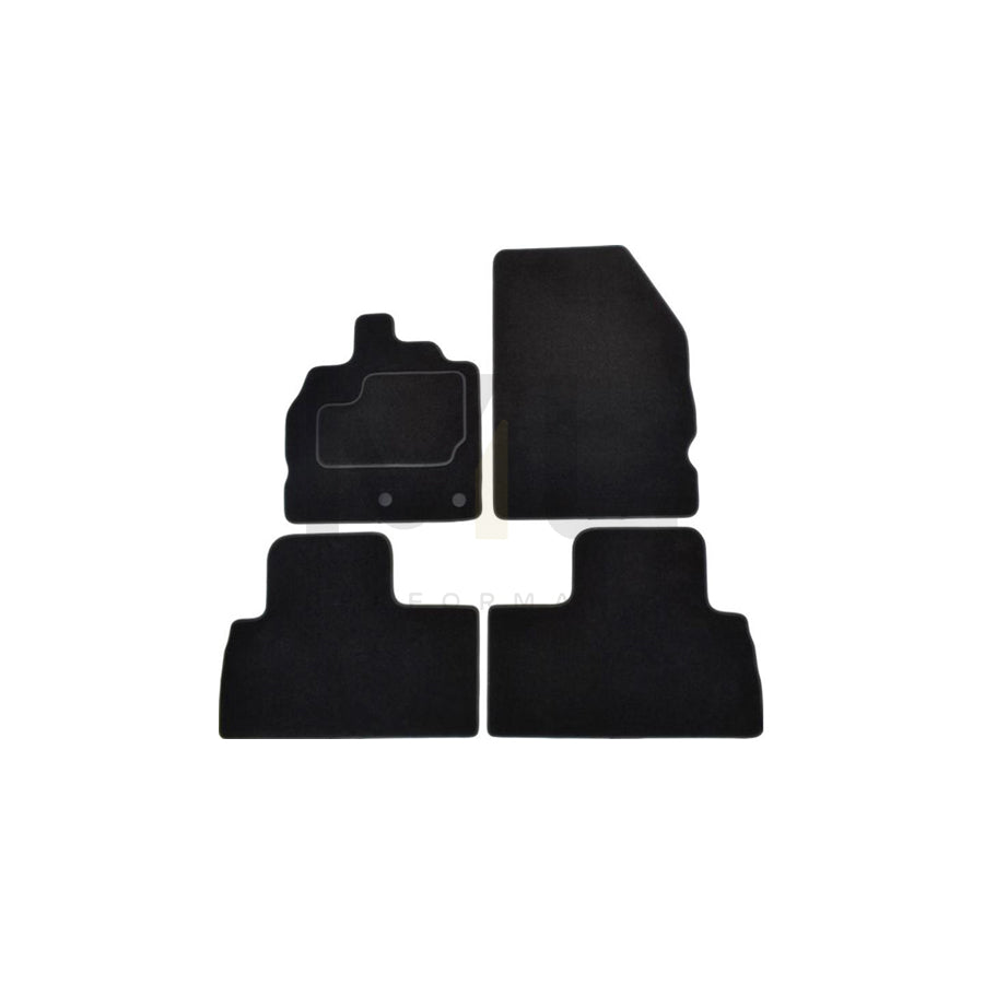 MAMMOOTH A041 RNT430 PRM 01 Floor mat set for RENAULT Scテゥnic III (JZ0/1_) Textile, Front and Rear, Quantity: 4, Black
