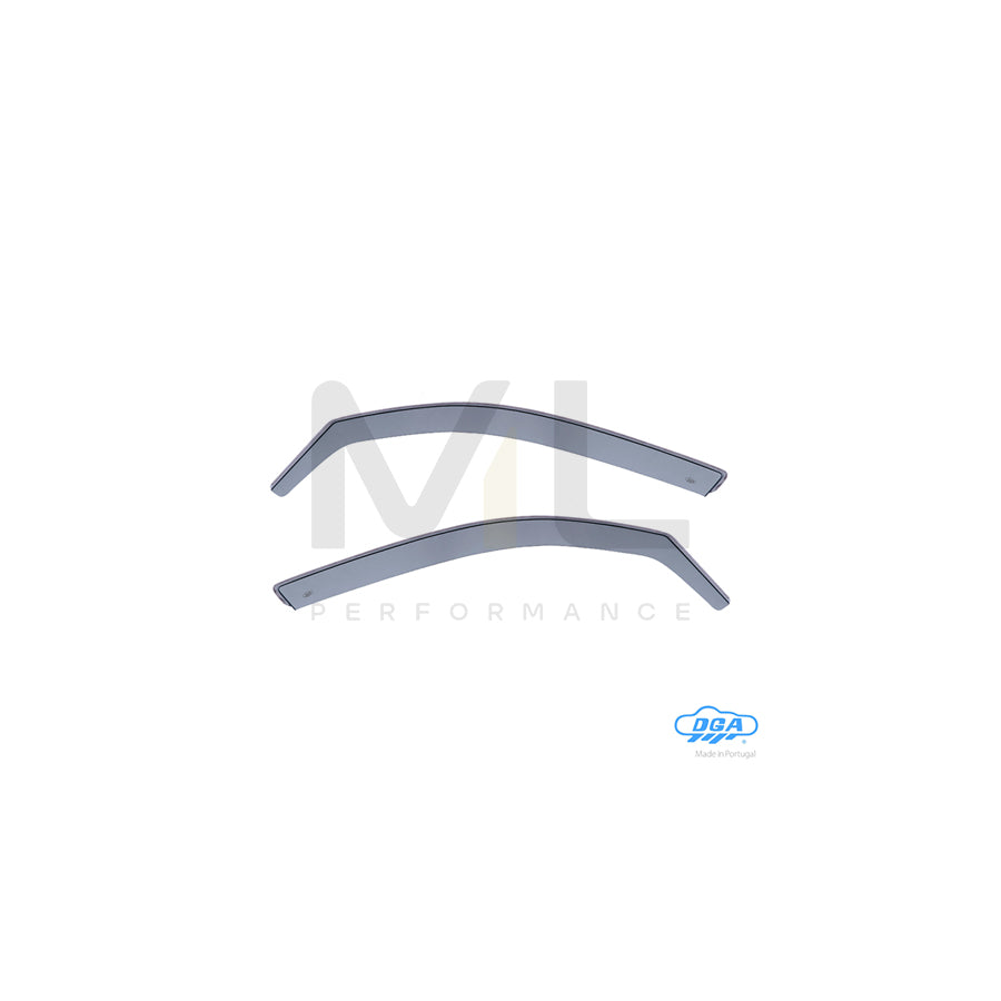 DGA 05511 Wind deflectors for BMW 1 Hatchback (E87) Arrow direction, Front, inner