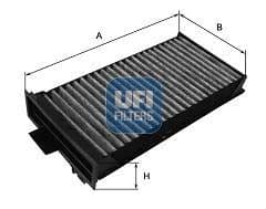 UFI 54.125.00 Pollen Filter For Citroën C5