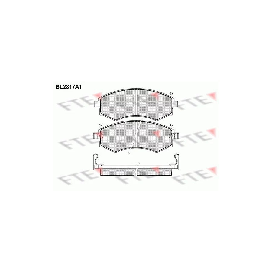 FTE Bl2817A1 Brake Pad Set