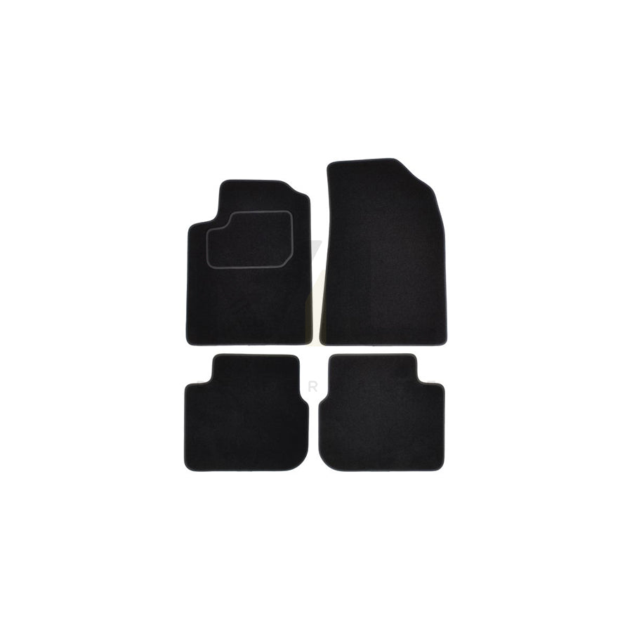 MAMMOOTH A041 LAN30 PRM 01 Floor mat set for LANCIA Delta III (844) Textile, Front and Rear, Quantity: 4, Black