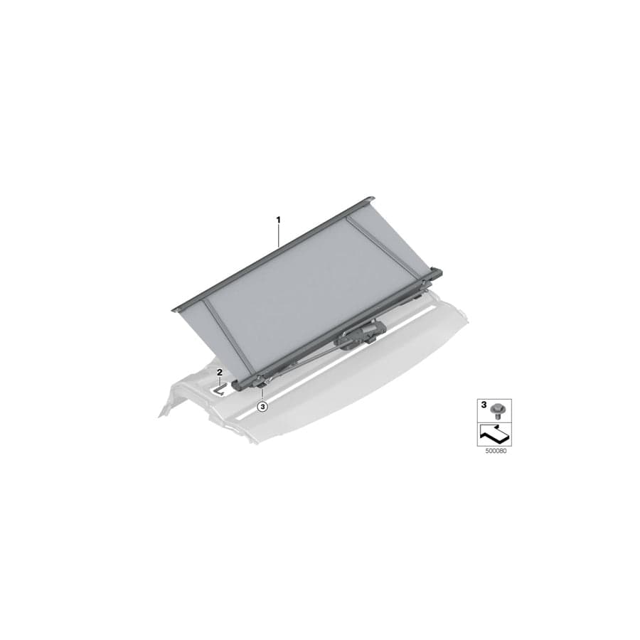 Genuine BMW 51468739621 F93 G16 End Cap, Left ANTHRAZIT (Inc. M850iX, 840iX & M8)
