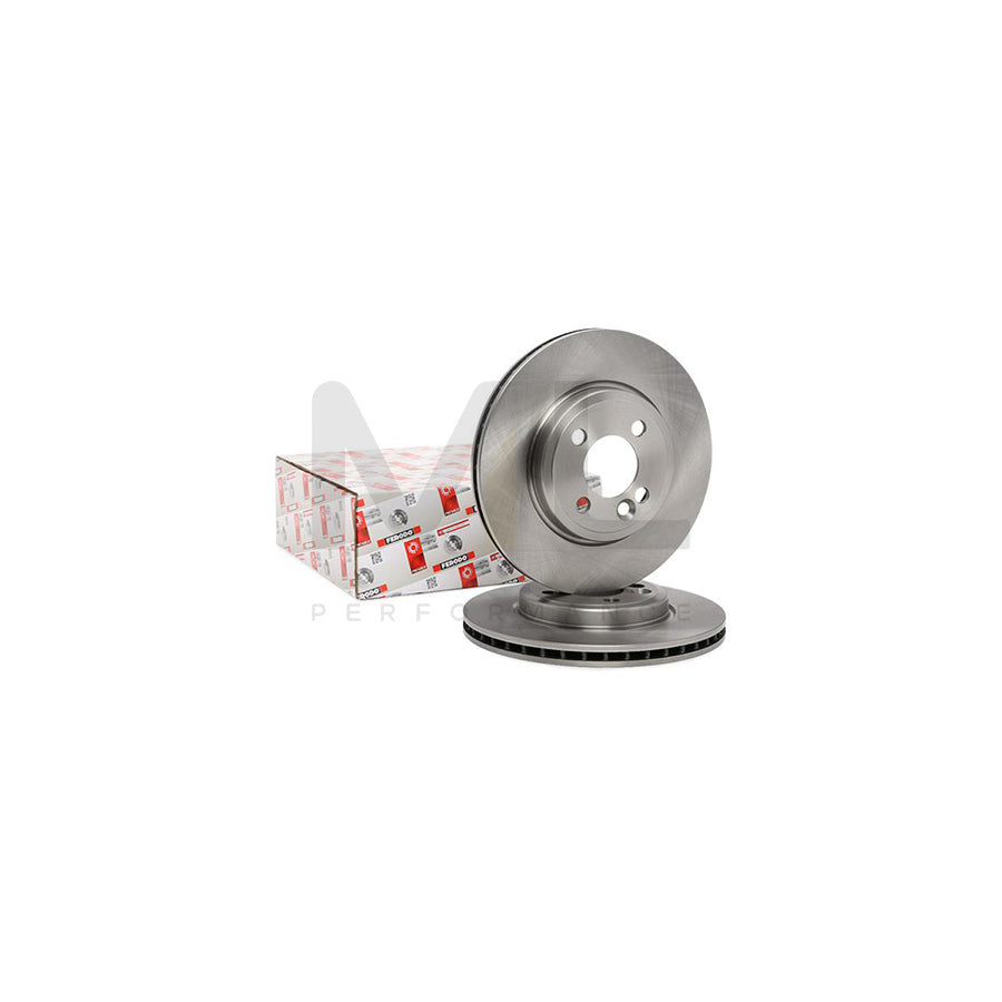 Ferodo Premier DDF1617 Brake Disc Vented, Without Bolts/Screws - Pair