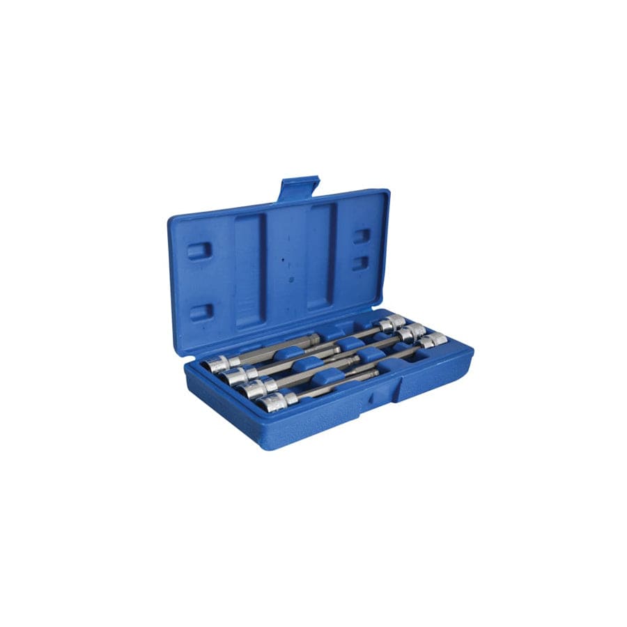 BlueSpot Tools B/S01510 3/8in Drive Extra Long Hex Ball Socket Bit Set, 7 Piece