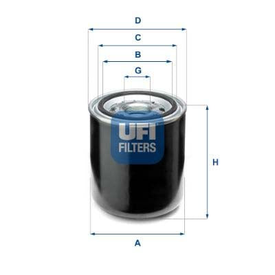 UFI 27.A66.00 Air Dryer Cartridge, Compressed-Air System