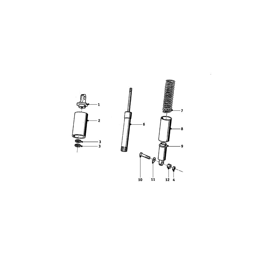 Genuine BMW 07119914345 Hex Bolt M10X1 L=42 (Inc. R60/2, R27 & R69)