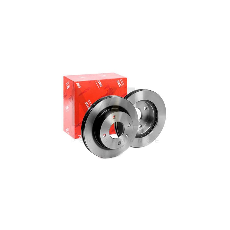 TRW DF1649 Brake Disc Vented, with bolts/screws - 1 piece