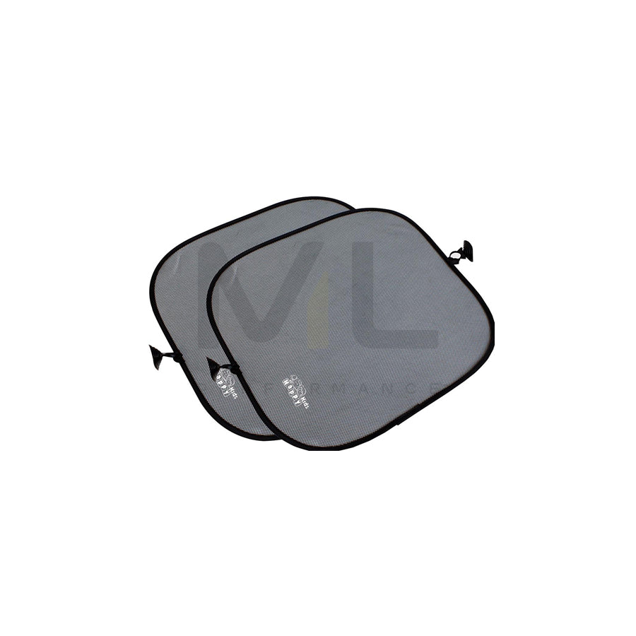 Happy Kids 28619 Car sun shade Black, Quantity: 2