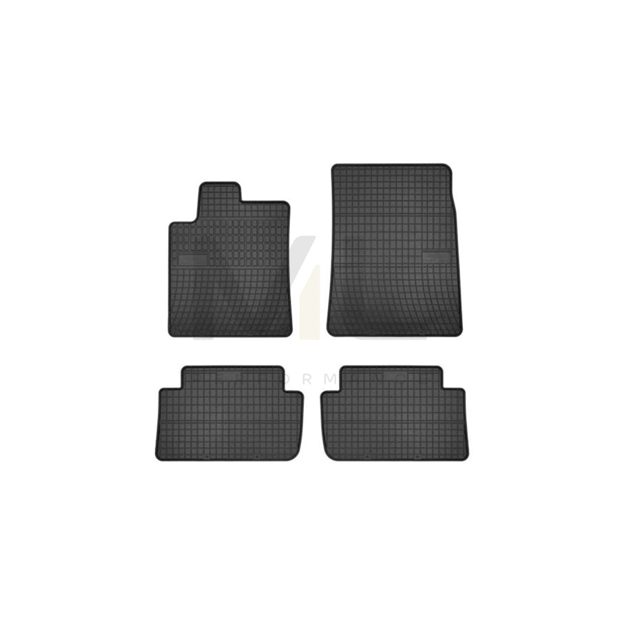 FROGUM Tailored 0634 Floor mat set Elastomer, Front and Rear, Quantity: 4, Black, (LHD)