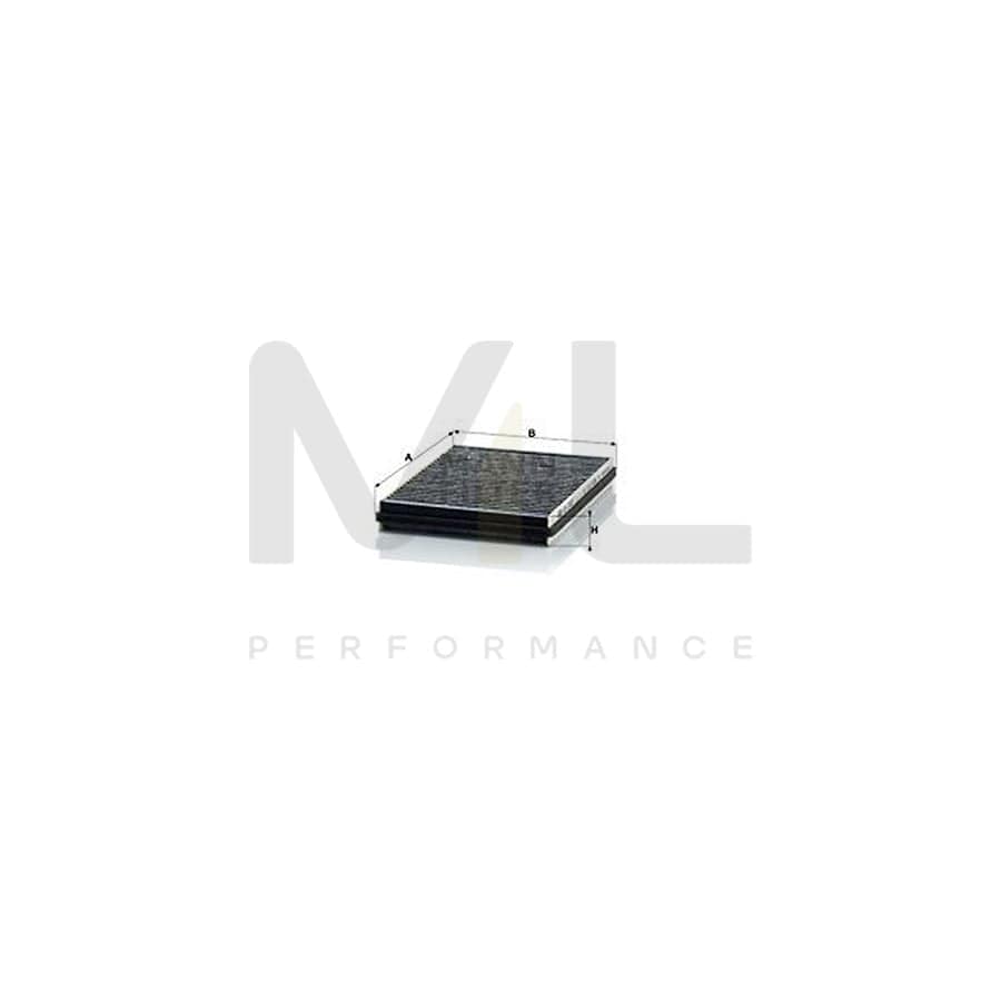 MANN-FILTER CUK 2222 Pollen filter Activated Carbon Filter
