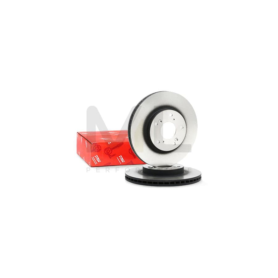 TRW DF4486 Brake Disc Vented, Painted - 1 piece