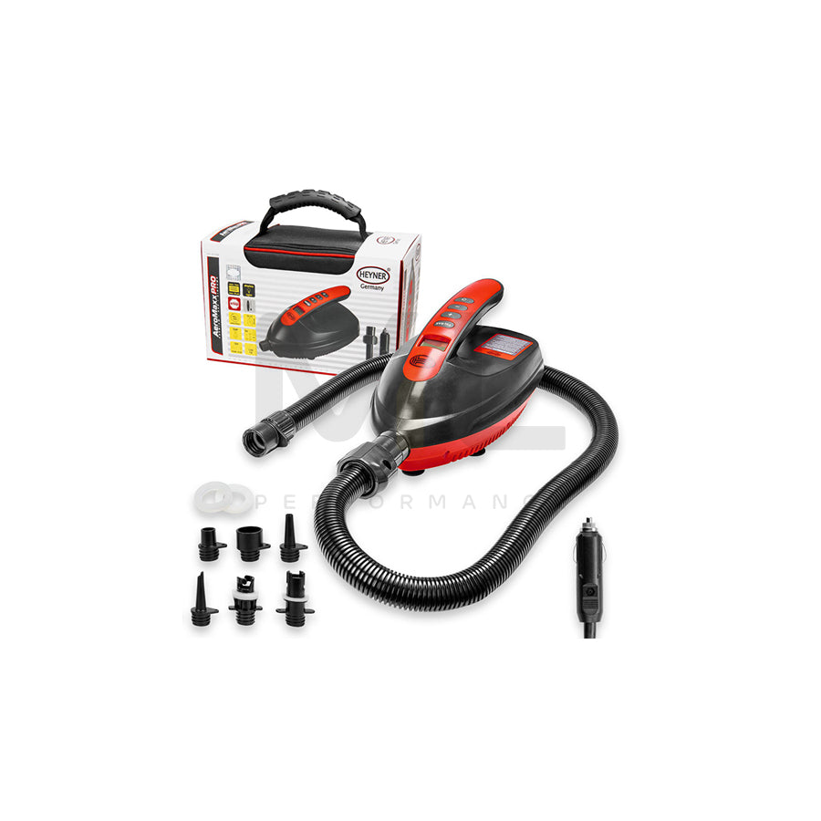 HEYNER 211250 Air compressor 12V, 1.1 bar, cigarette lighter powered portable